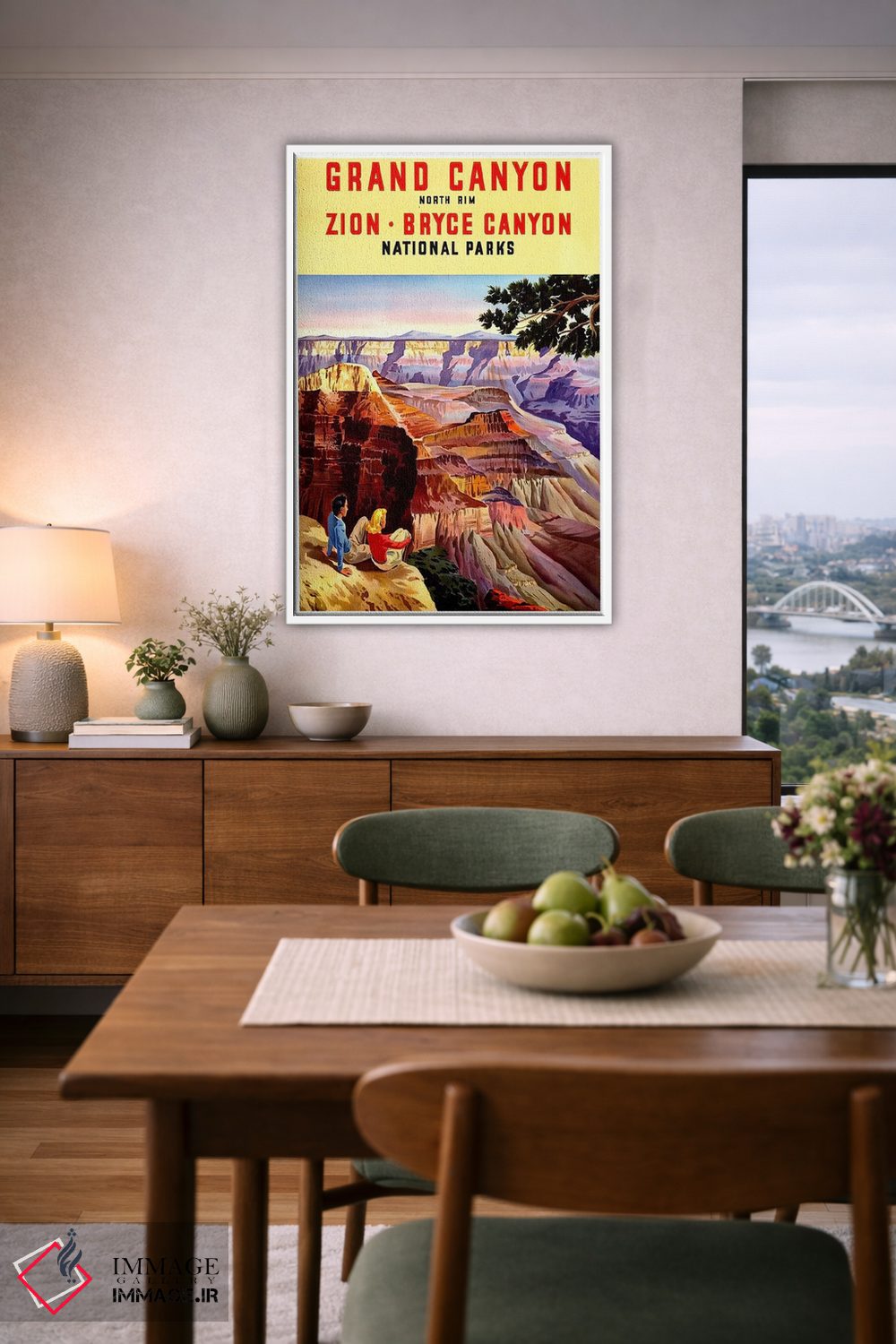 تابلو دکوراتیو Zion, And Bryce Canyon National Parks,پارک های ملی گرند کنیون، زایون و برا… - D6W