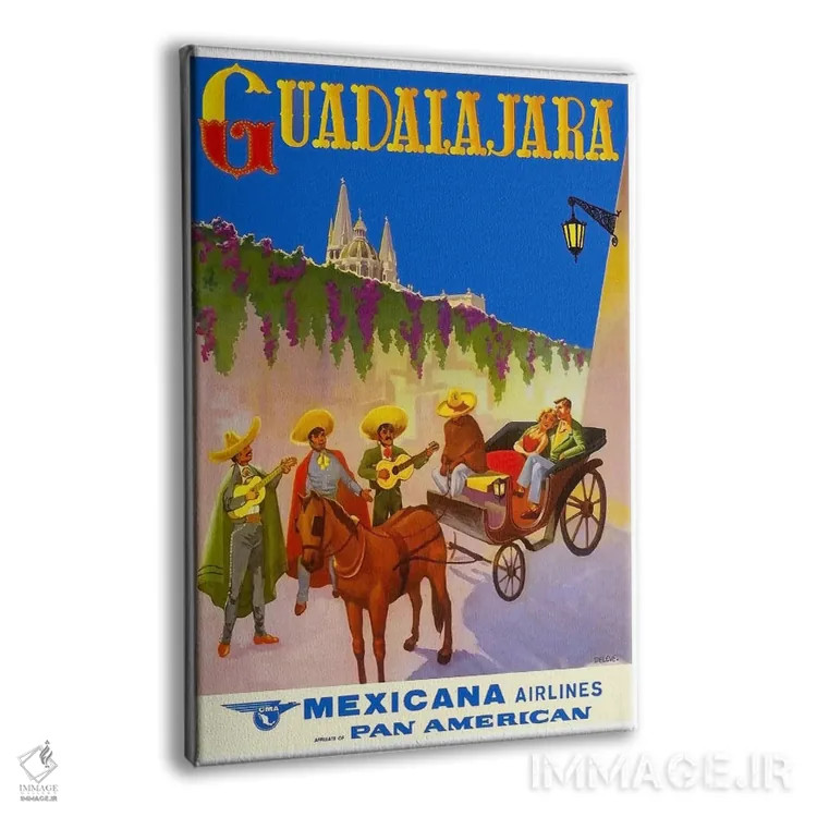 تابلو دکوراتیو گوادالاخارا - نمای پرسپکتیو محصول