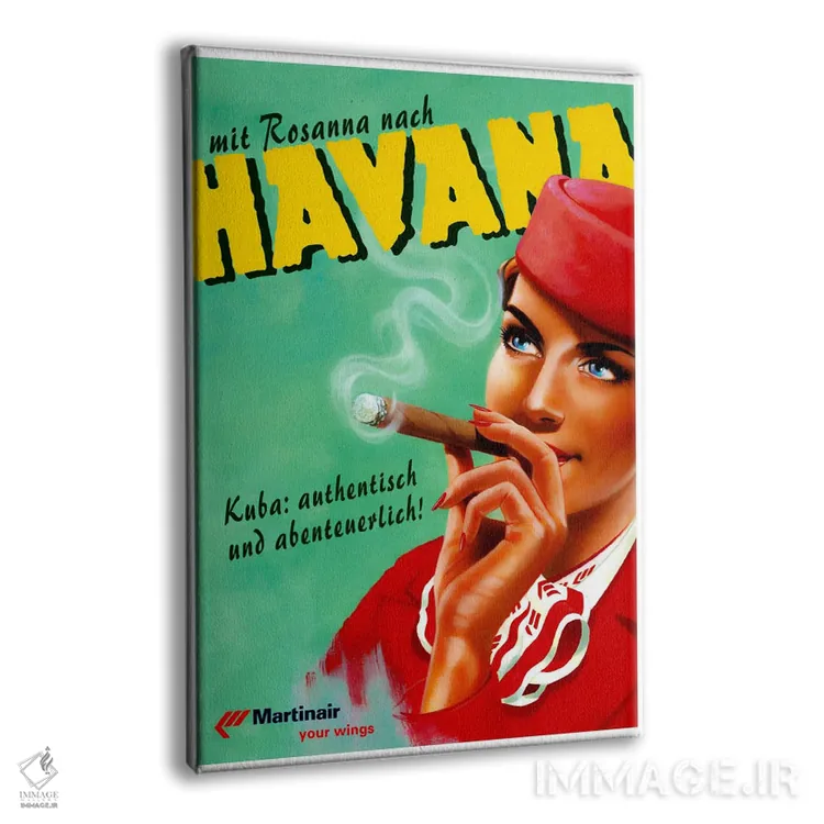 تابلو دکوراتیو هاوانا - نمای پرسپکتیو محصول