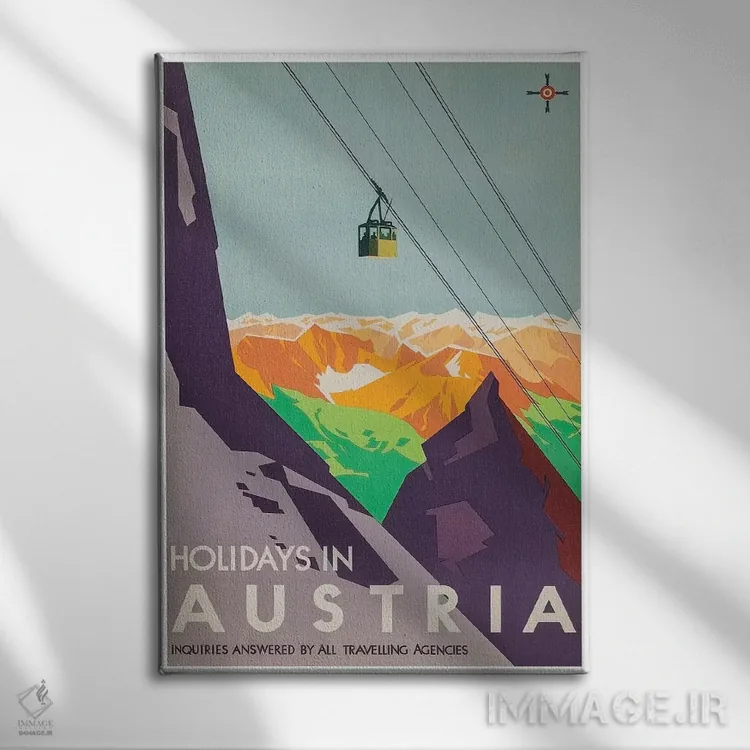 تابلو دکوراتیو تعطیلات در اتریش: پاسخگویی تمام آژانس های مسافرتی به پرسش ها - نمای روبهرو روی دیوار