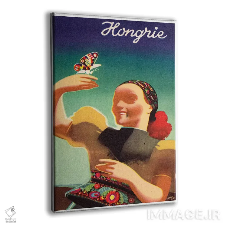 تابلو دکوراتیو مجارستان - نمای پرسپکتیو محصول