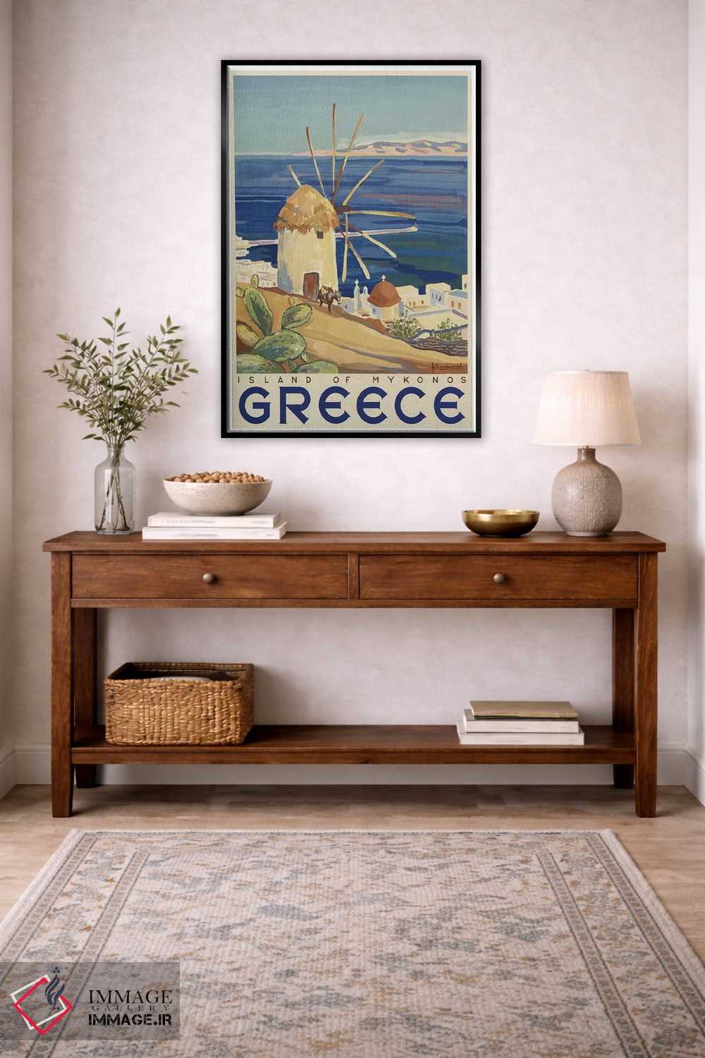 تابلو دکوراتیو یونان: جزیره میکونوس - D5B
