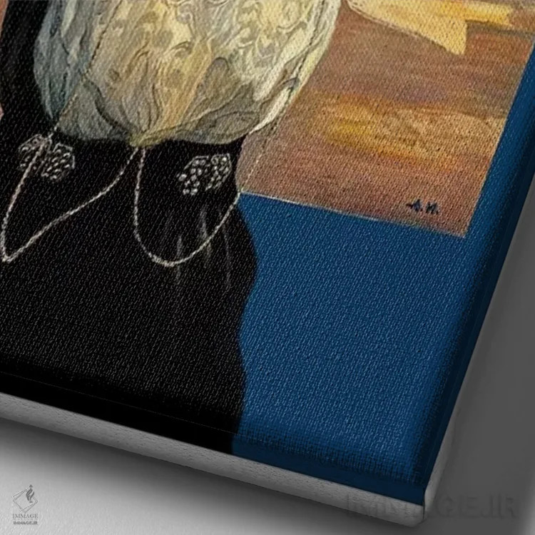 تابلو دکوراتیو هلند یک - نمای نزدیک بافت بوم