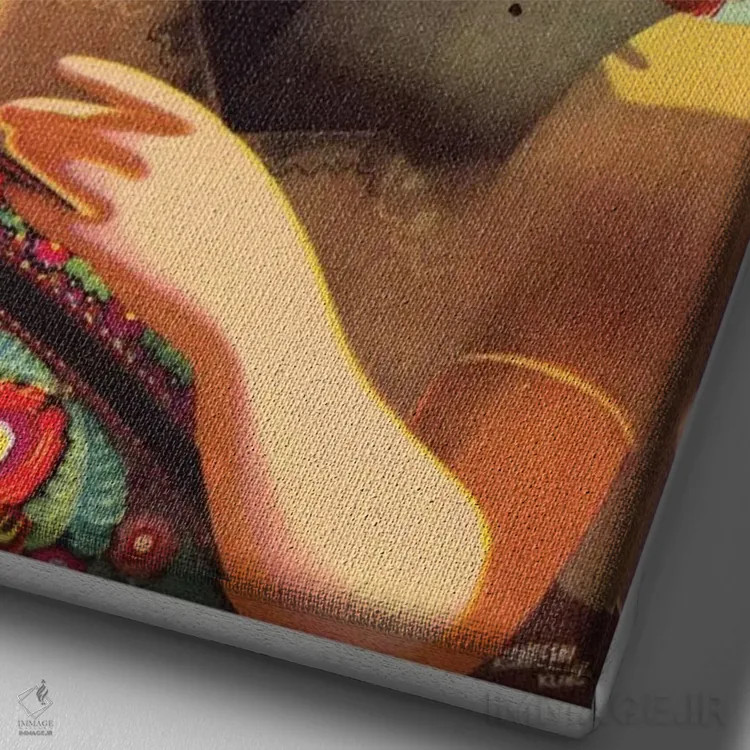 تابلو دکوراتیو مجارستان - نمای نزدیک بافت بوم