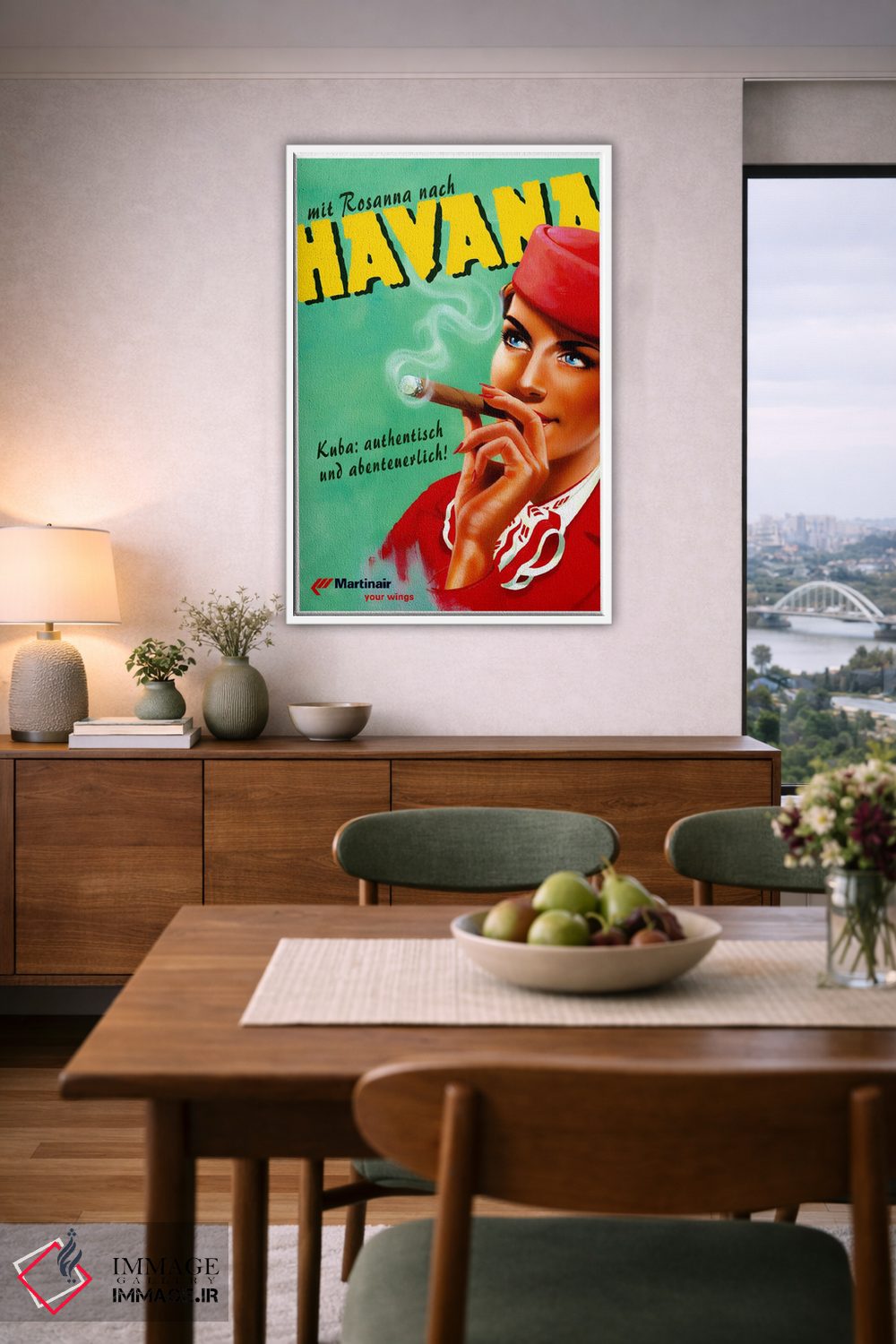 تابلو دکوراتیو هاوانا - D6W