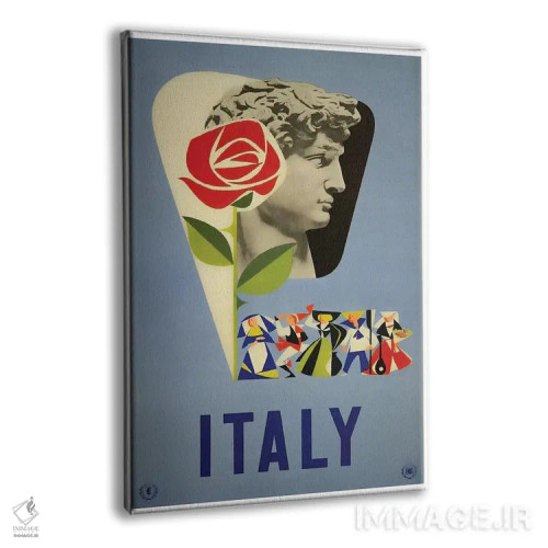 تابلو دکوراتیو ایتالیا یک - نمای پرسپکتیو محصول