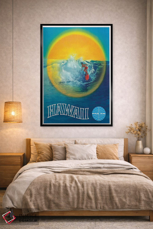 تابلو دکوراتیو هاوایی - D1B