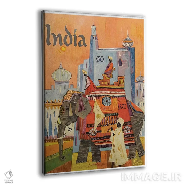 تابلو دکوراتیو هند: فرهنگ - نمای پرسپکتیو محصول