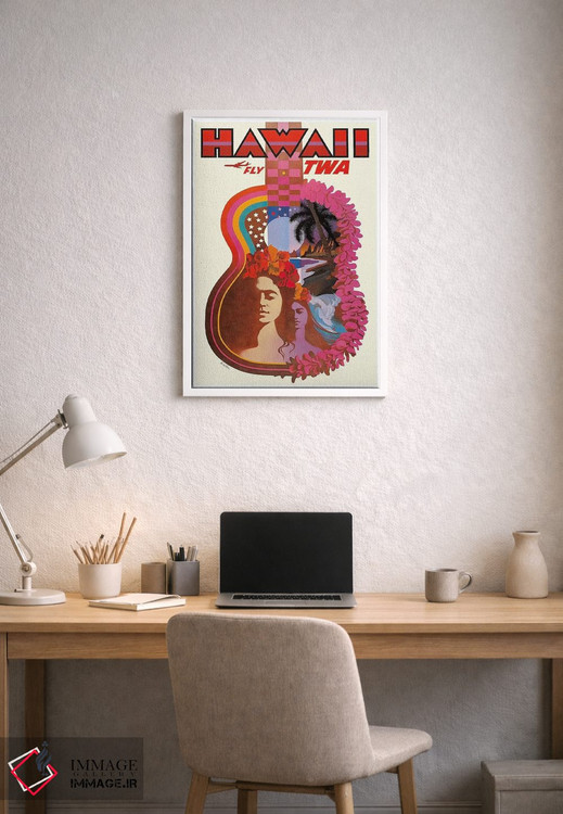 تابلو دکوراتیو هاوایی - D1W