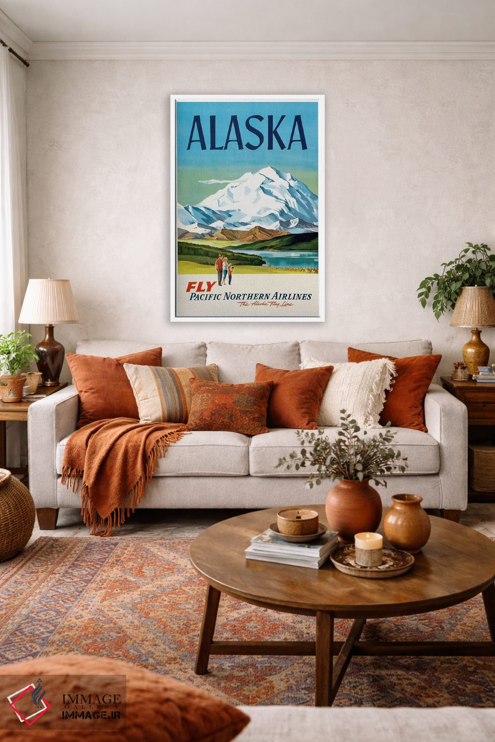 تابلو دکوراتیو آلاسکا - D2W