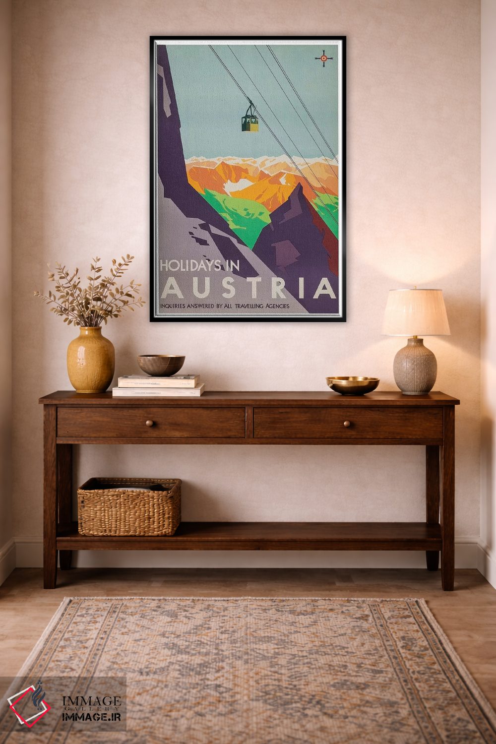 تابلو دکوراتیو تعطیلات در اتریش: پاسخگویی تمام آژانس های مسافرتی به پرسش ها - D4B