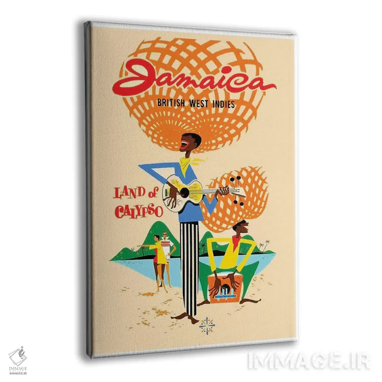 تابلو دکوراتیو جامائیکا، هند غربی بریتانیا: سرزمین کالیپسو - نمای پرسپکتیو محصول