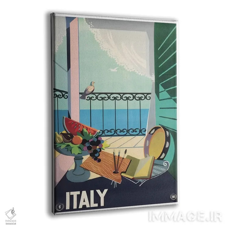 تابلو دکوراتیو ایتالیا دو - نمای پرسپکتیو محصول