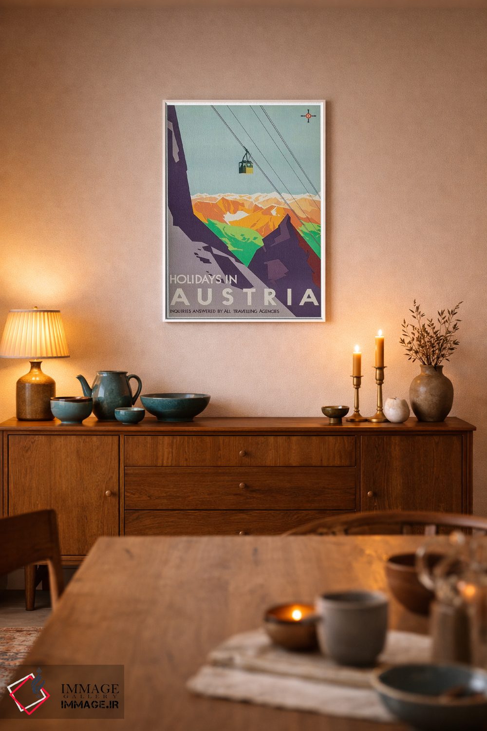 تابلو دکوراتیو تعطیلات در اتریش: پاسخگویی تمام آژانس های مسافرتی به پرسش ها - D5W