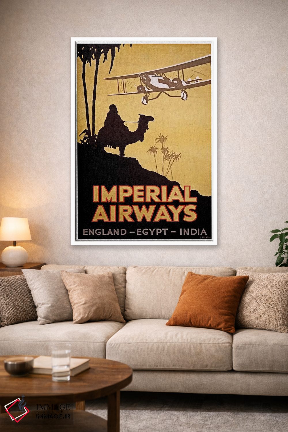 تابلو دکوراتیو Egypt, India,امپریال ایرویز: انگلستان، مصر، هند - D1W