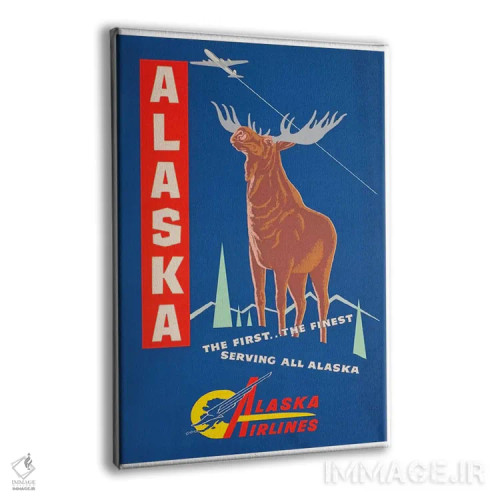 تابلو دکوراتیو The First?The Finest,آلاسکا، اولین و بهترین - نمای پرسپکتیو محصول