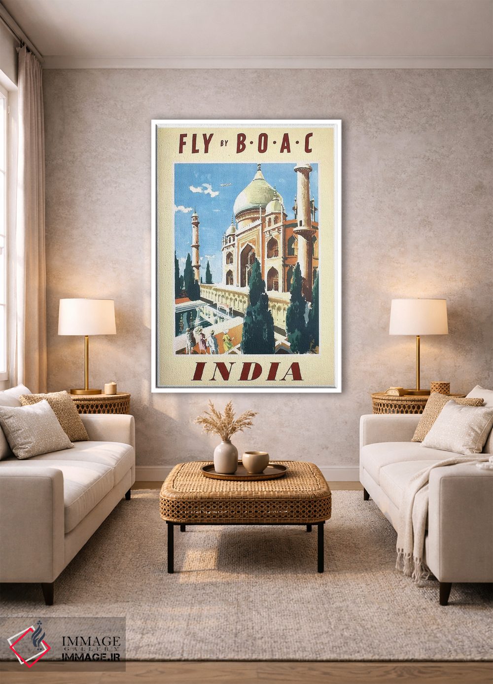 تابلو دکوراتیو هند - D1W