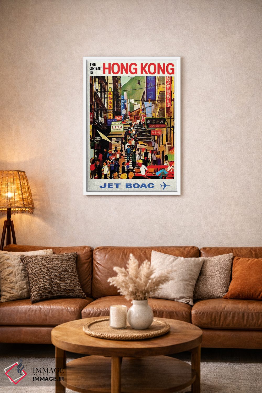 تابلو دکوراتیو هنگ کنگ - D2W