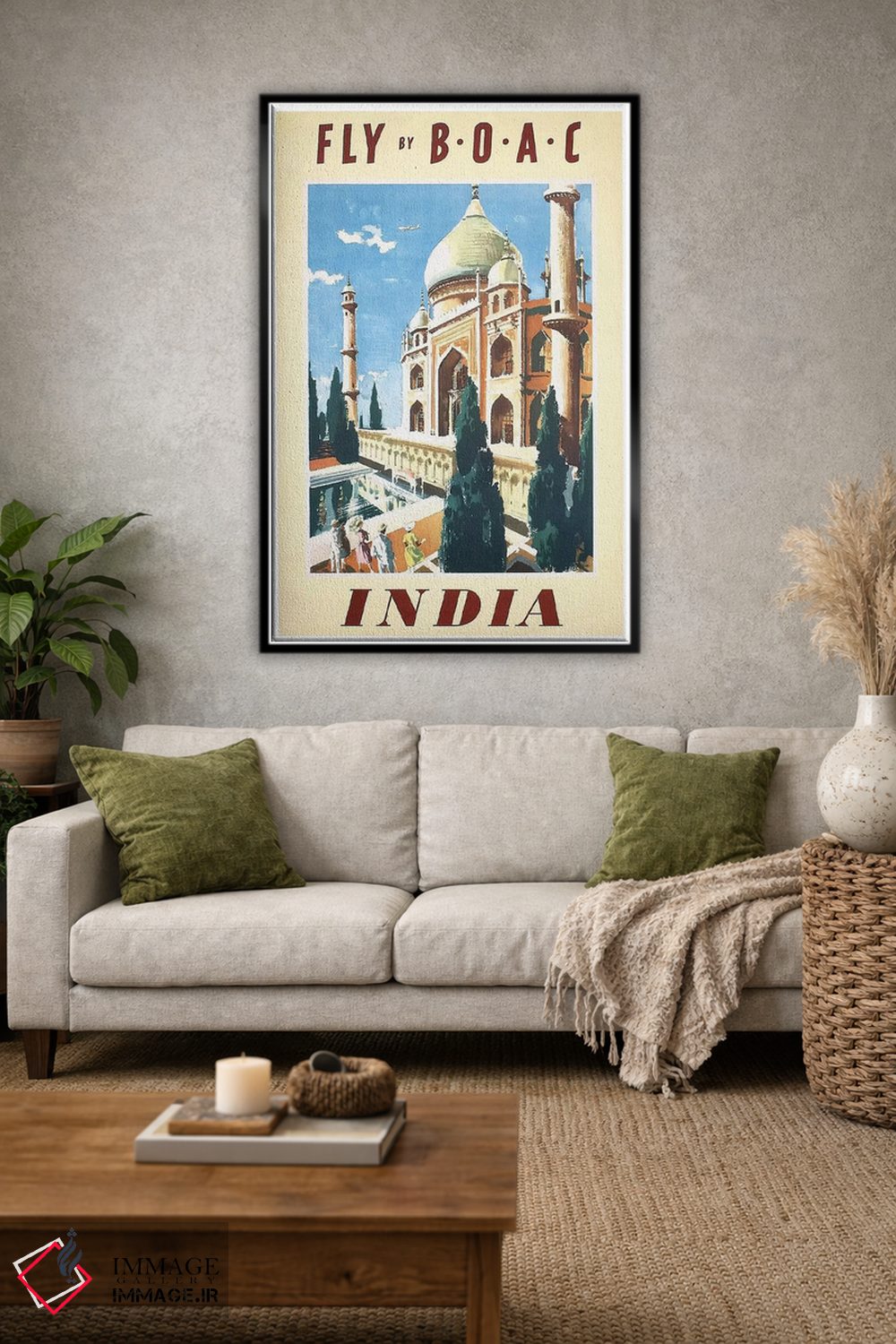 تابلو دکوراتیو هند - D2B