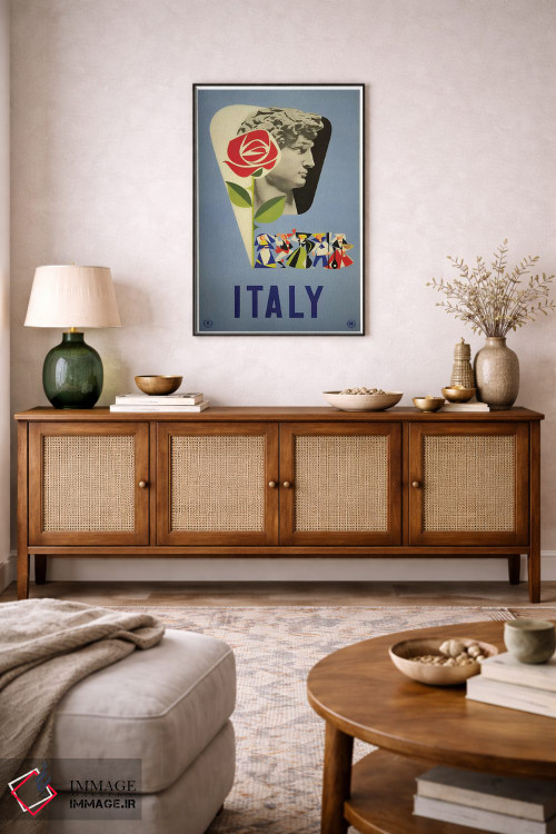 تابلو دکوراتیو ایتالیا یک - D2B