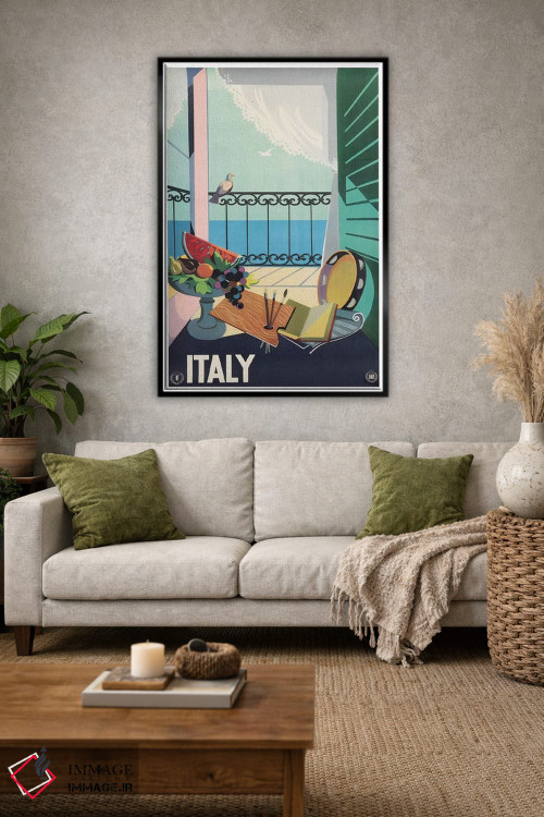 تابلو دکوراتیو ایتالیا دو - D1B