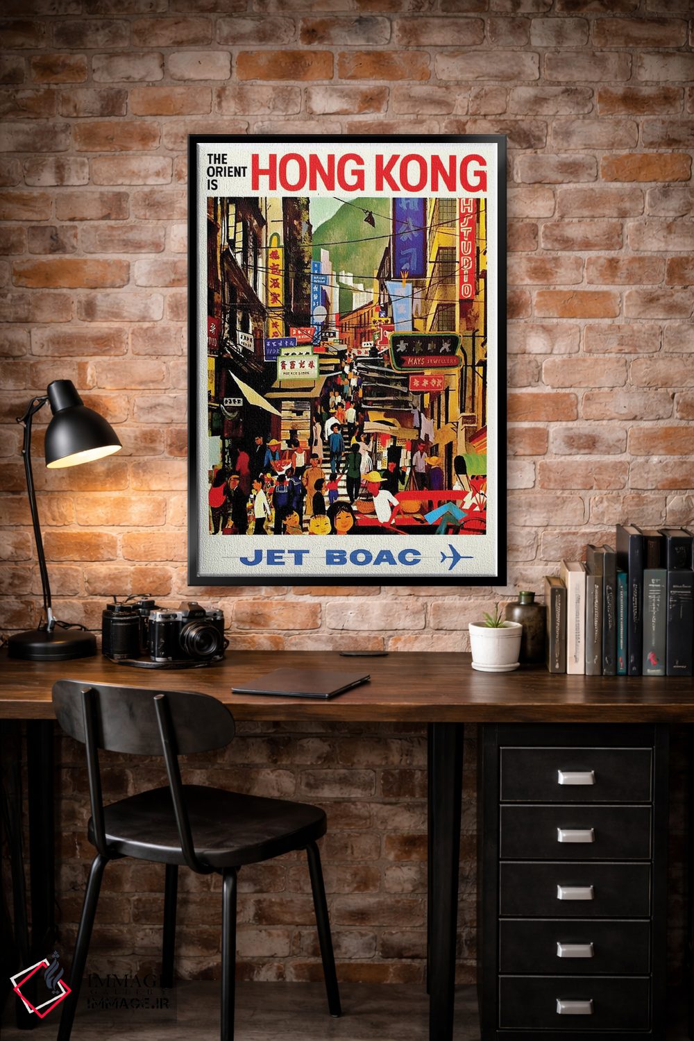 تابلو دکوراتیو هنگ کنگ - D4B