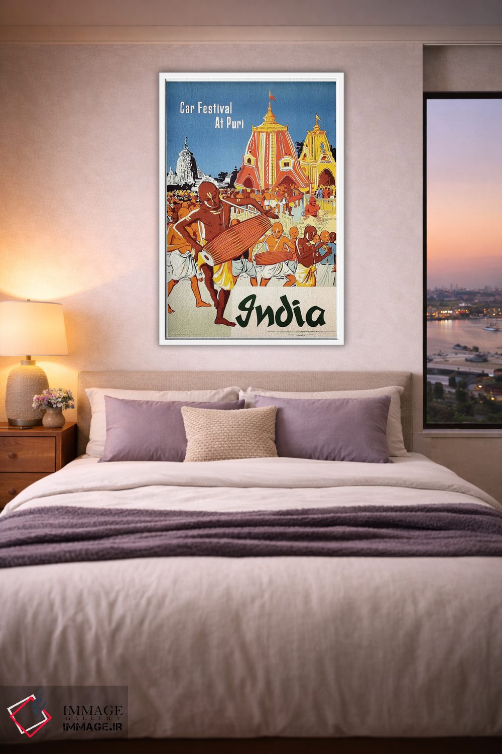 تابلو دکوراتیو هند: جشنواره ارابه در پوری - D3W