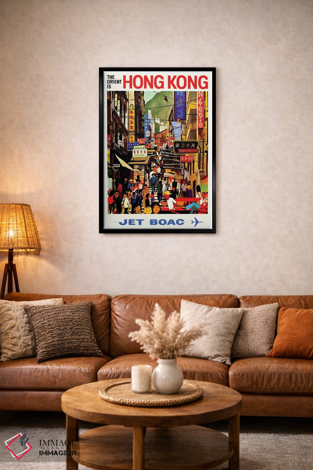 تابلو دکوراتیو هنگ کنگ - D5B