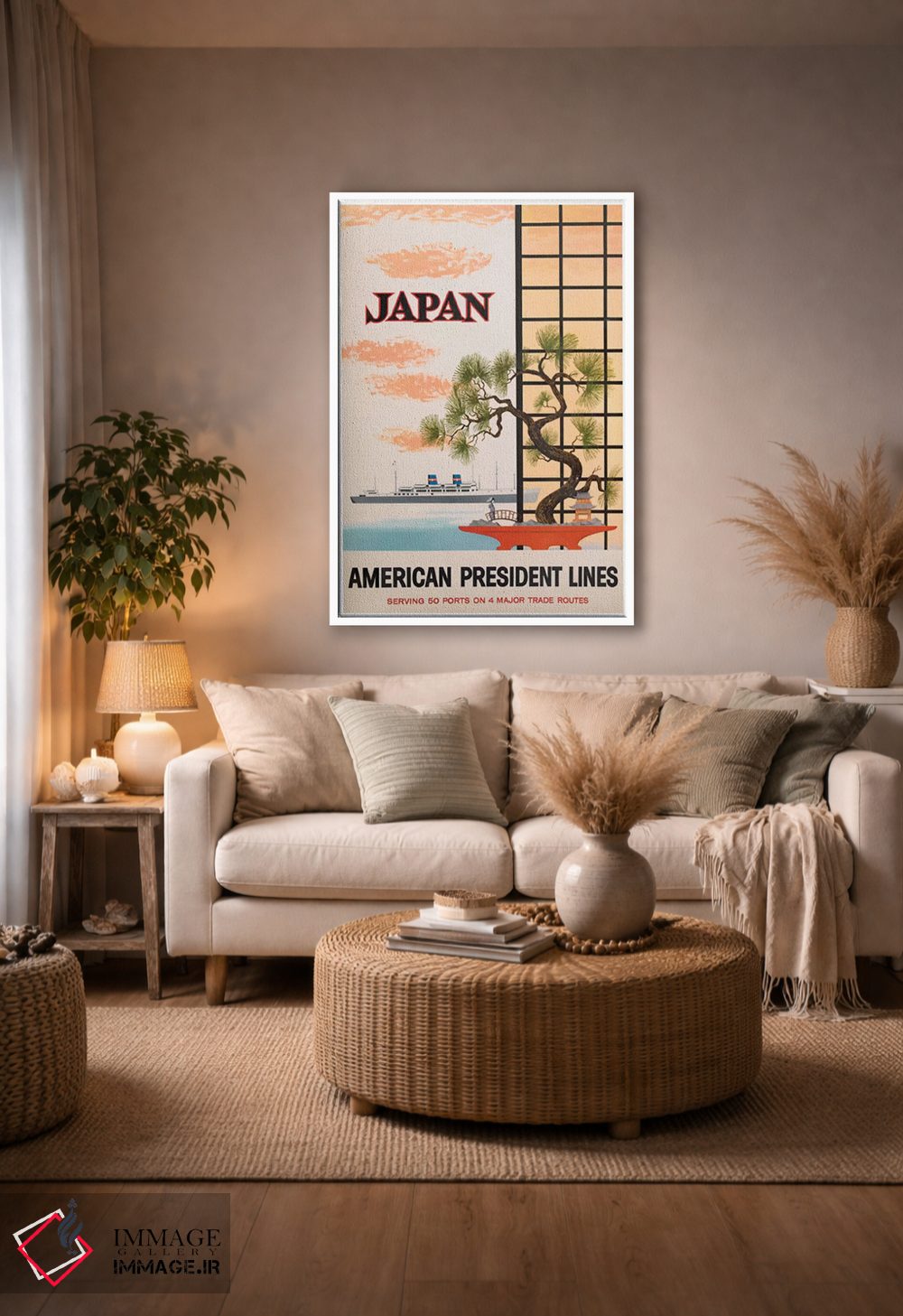 تابلو دکوراتیو ژاپن - D2W