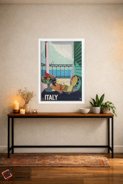 تابلو دکوراتیو ایتالیا دو - D4W