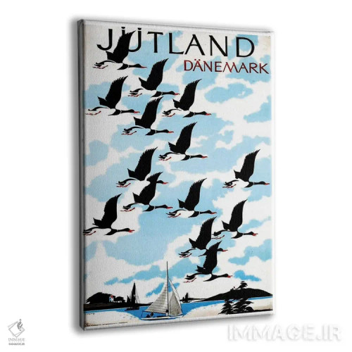تابلو دکوراتیو Danemark,یوتلند، دانمارک - نمای پرسپکتیو محصول