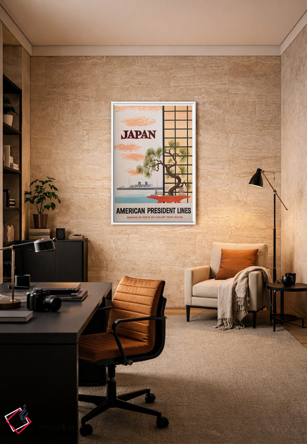 تابلو دکوراتیو ژاپن - D5W