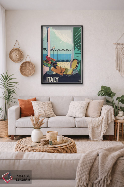 تابلو دکوراتیو ایتالیا دو - D5B