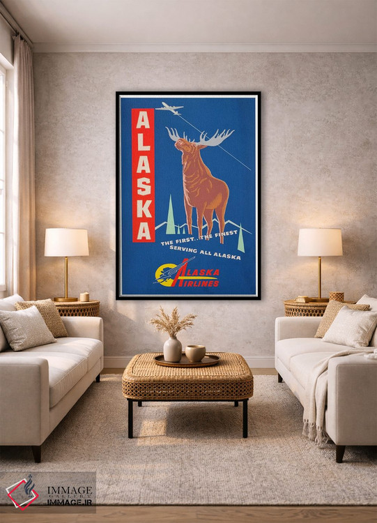 تابلو دکوراتیو The First?The Finest,آلاسکا، اولین و بهترین - D2B