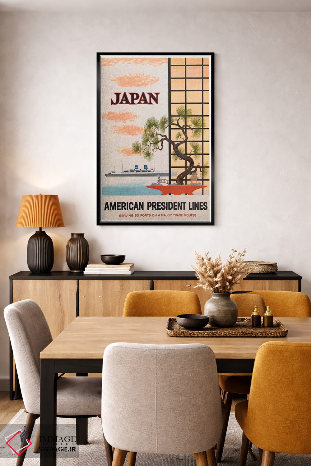 تابلو دکوراتیو ژاپن - D6B