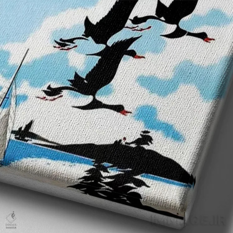 تابلو دکوراتیو Danemark,یوتلند، دانمارک - نمای نزدیک بافت بوم