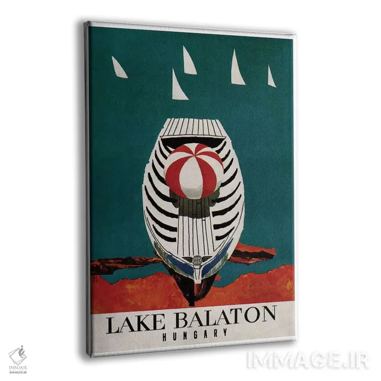 تابلو دکوراتیو Hungary,دریاچه بالاتون، مجارستان - نمای پرسپکتیو محصول
