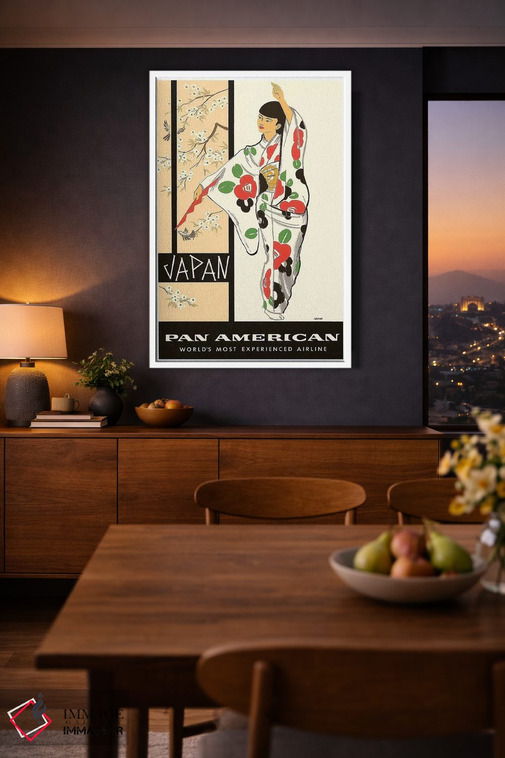 تابلو دکوراتیو ژاپن - D3W