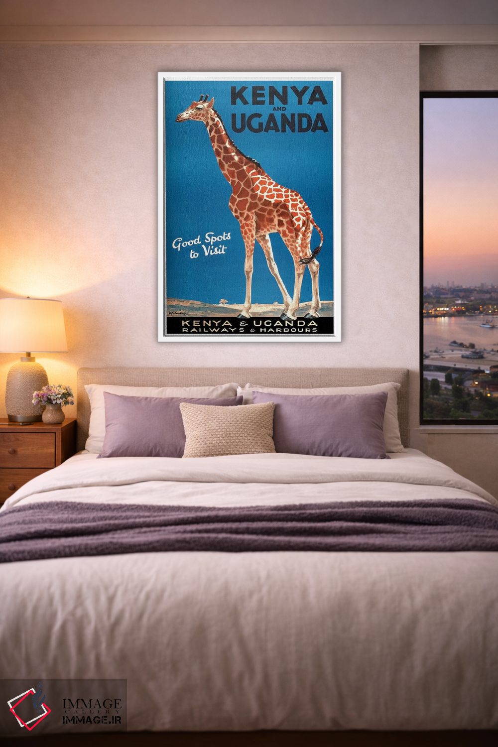 تابلو دکوراتیو راه آهن و بنادر کنیا و اوگاندا - D3W