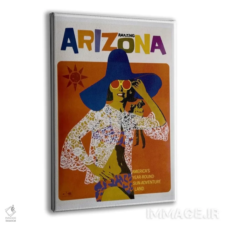 تابلو دکوراتیو آریزونای شگفت انگیز - نمای پرسپکتیو محصول