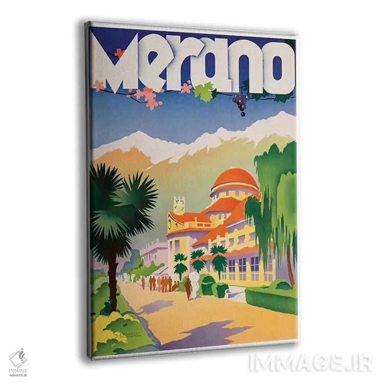 تابلو دکوراتیو Italy,مرانو، ایتالیا - نمای پرسپکتیو محصول