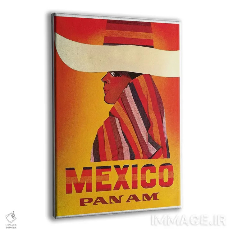 تابلو دکوراتیو مکزیک - نمای پرسپکتیو محصول