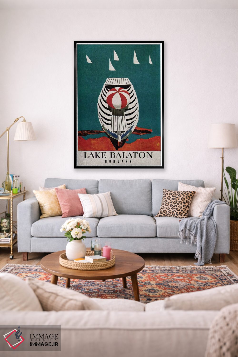 تابلو دکوراتیو Hungary,دریاچه بالاتون، مجارستان - D1B