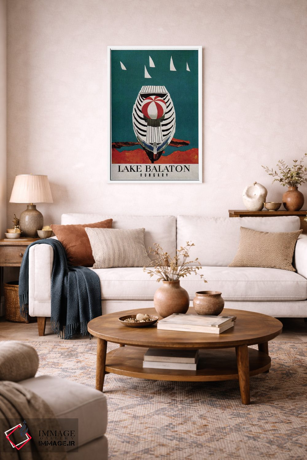 تابلو دکوراتیو Hungary,دریاچه بالاتون، مجارستان - D2W