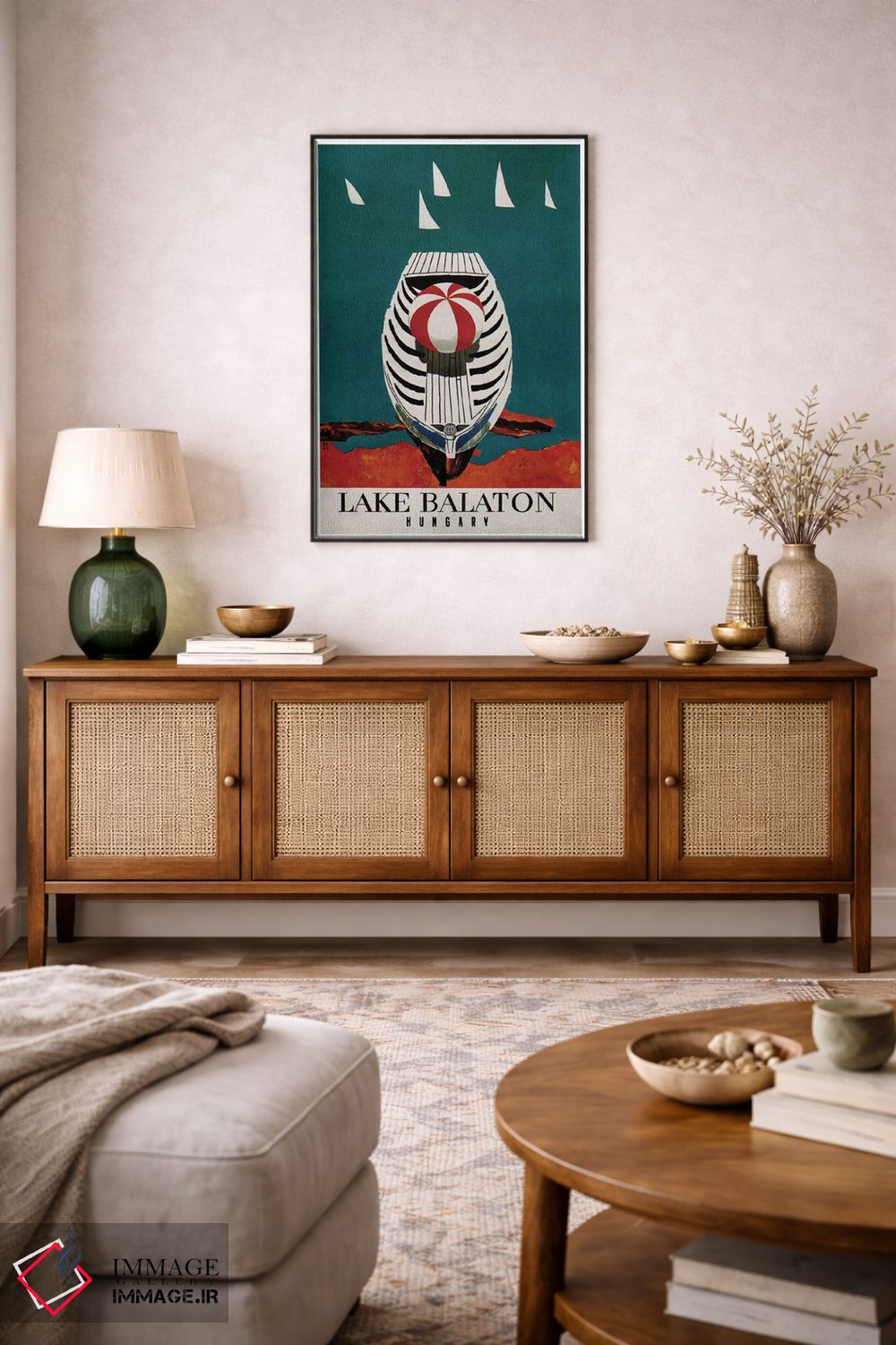 تابلو دکوراتیو Hungary,دریاچه بالاتون، مجارستان - D4B