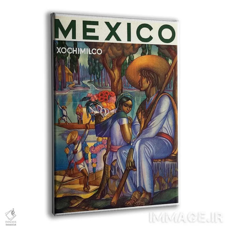 تابلو دکوراتیو Xochimilco,مکزیک، سوچی میلکو - نمای پرسپکتیو محصول