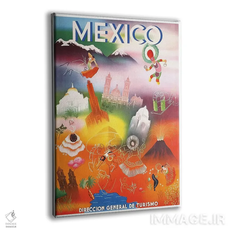 تابلو دکوراتیو مکزیک: گردشگری III - نمای پرسپکتیو محصول