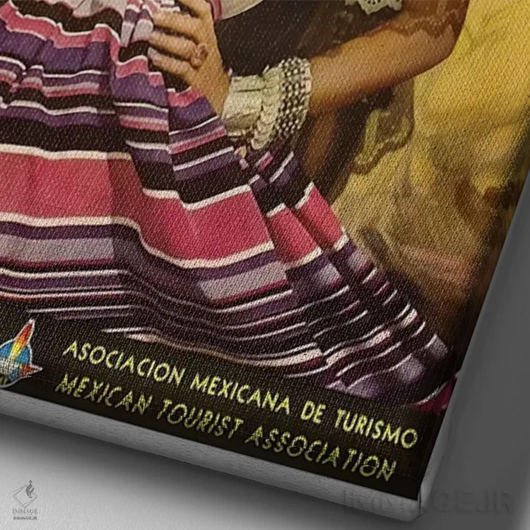تابلو دکوراتیو مکزیک: گردشگری I - نمای نزدیک بافت بوم