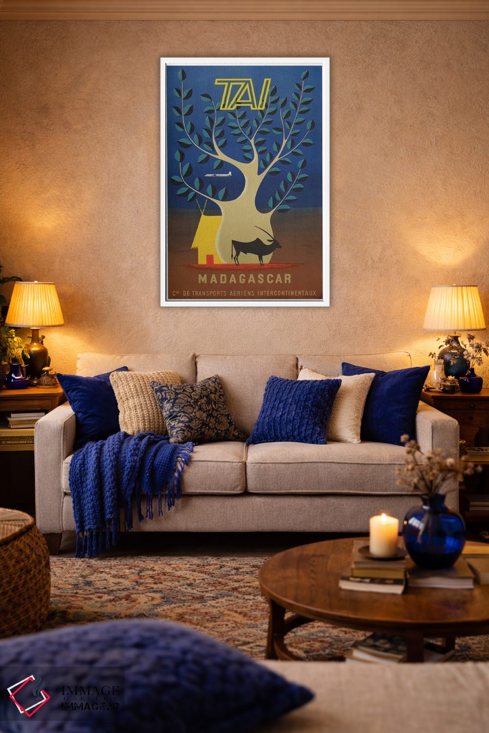 تابلو دکوراتیو ماداگاسکار - D2W