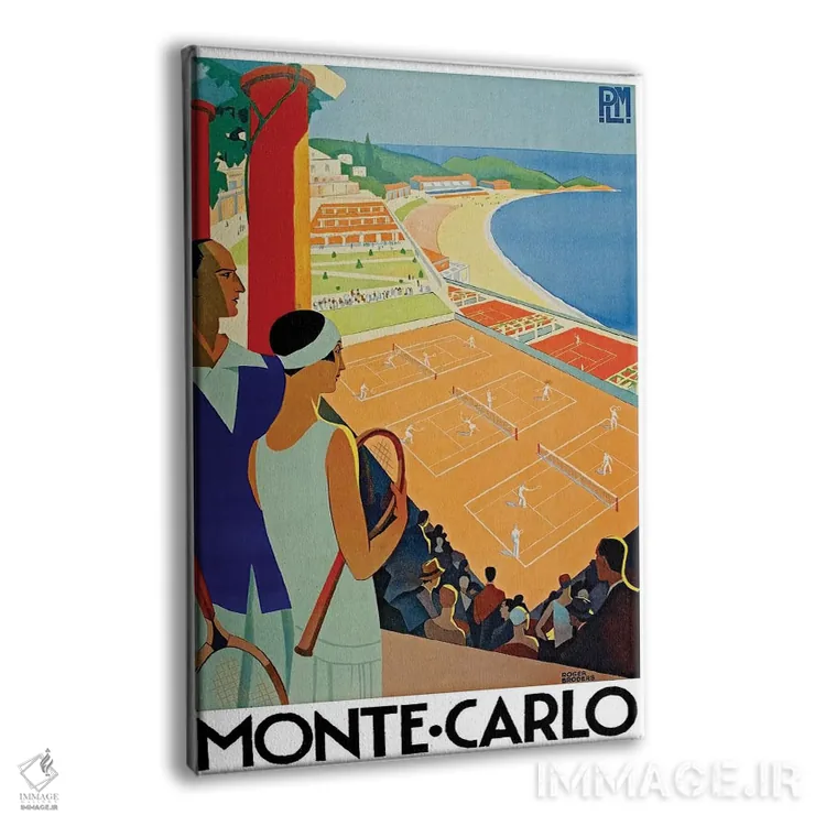 تابلو دکوراتیو مونت کارلو - نمای پرسپکتیو محصول